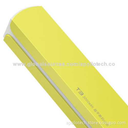 Portable Chargers with 3,000mAh Capacity, Samsung/LG Battery, 3-4 Hours Charging Time, 99*24*205mm